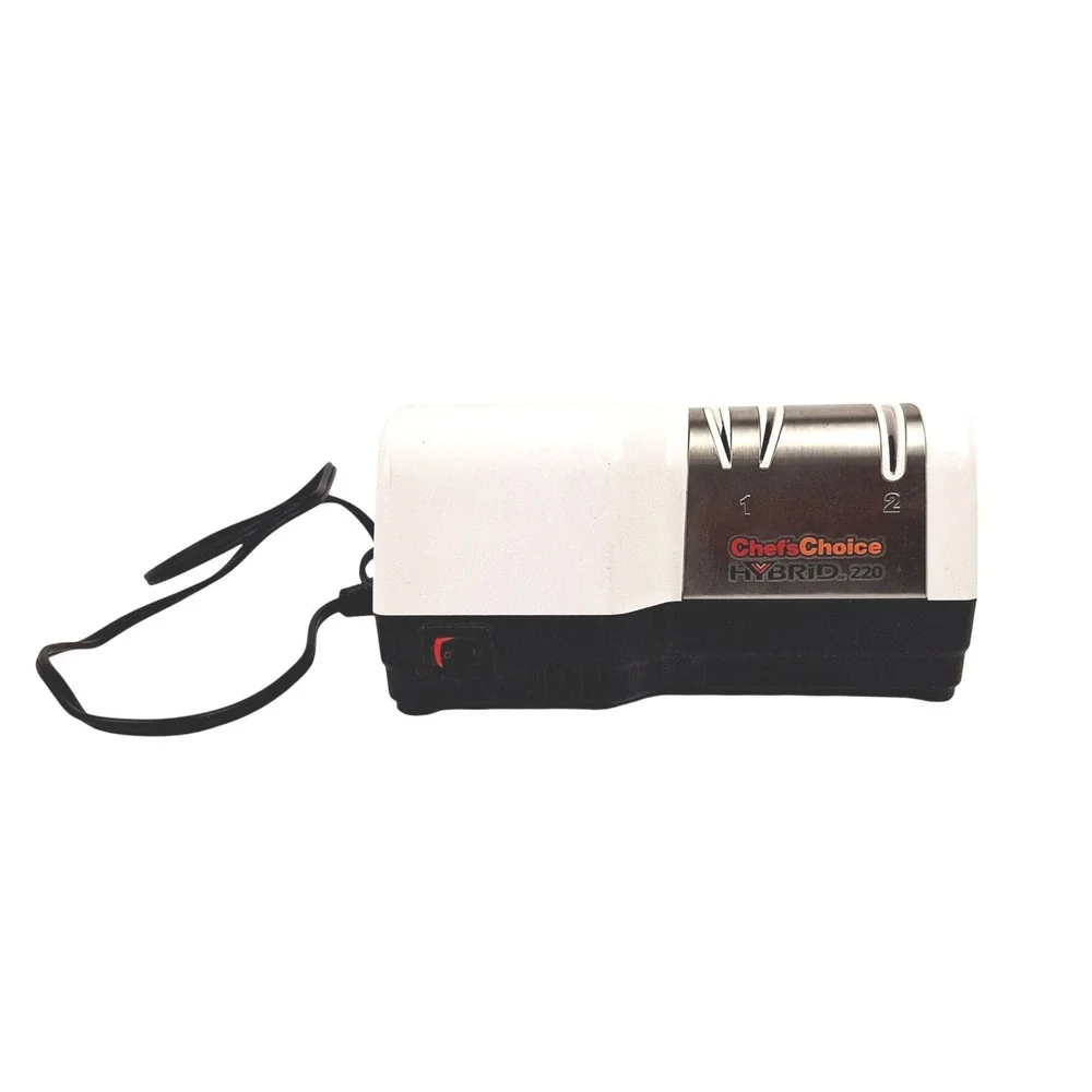 Chef'sChoice Hybrid 220 Electric Manual Knife Sharpener White Black 42W